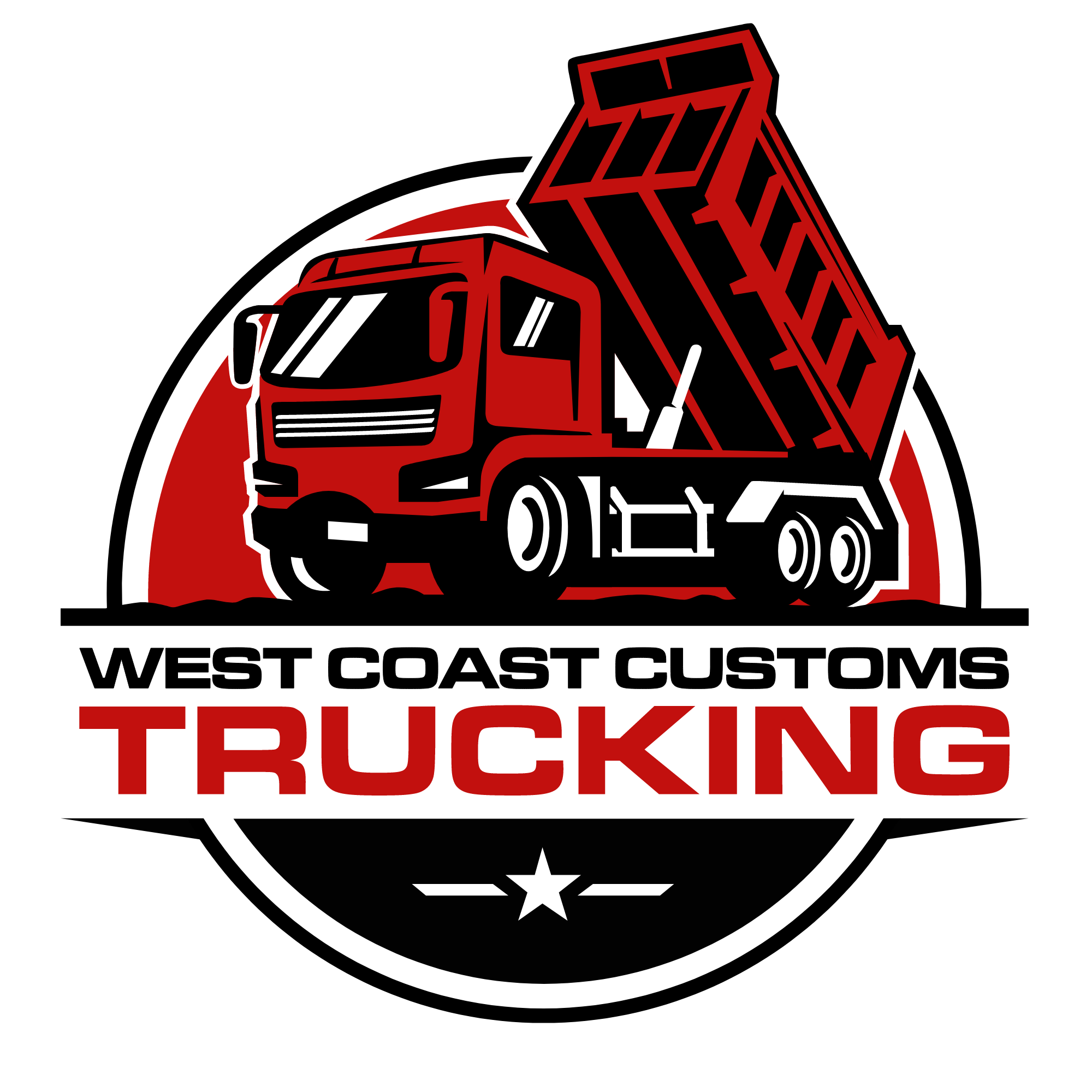 West Coast Customs Trucking logo